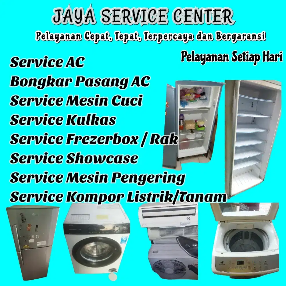 Service AC Bongkar Pasang AC Servis Mesin Cuci Kulkas Frezerbox Pakal