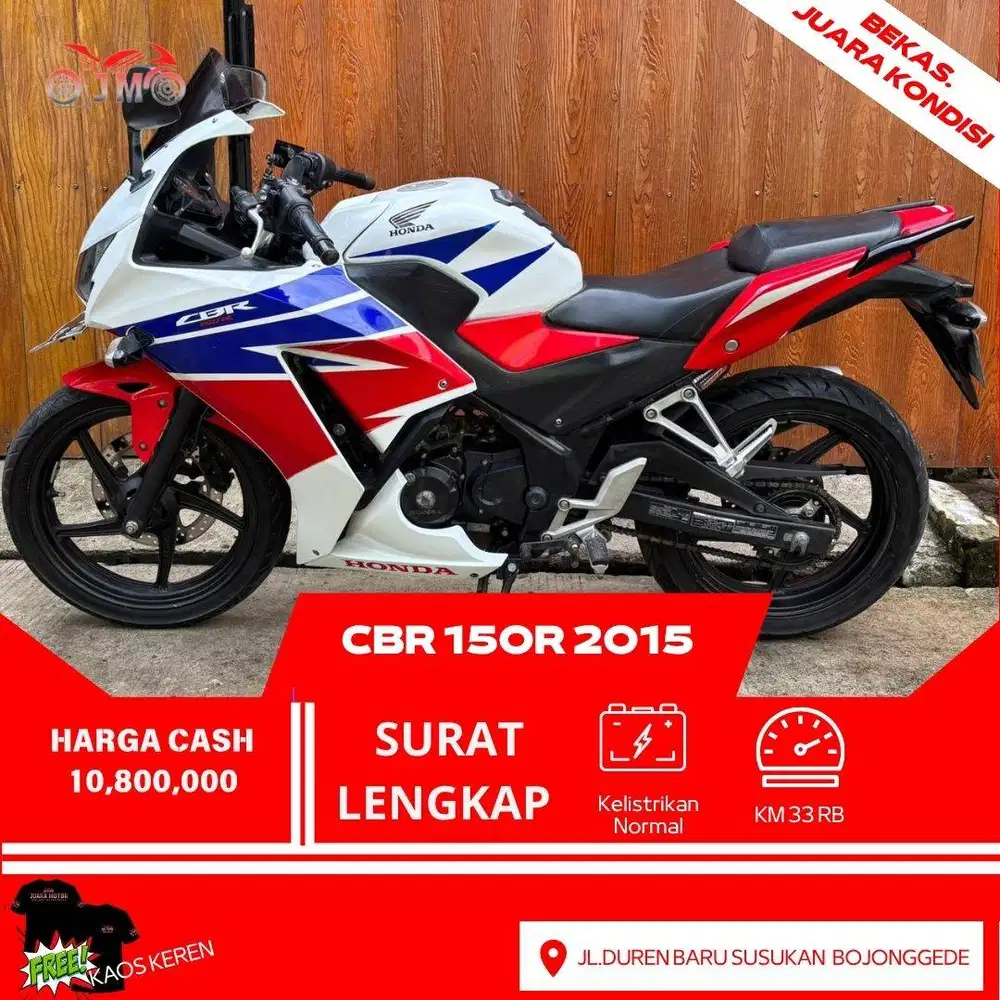 CBR 150R 2015 PAJAK AKTIF SIAP PAKE NO KENDALA