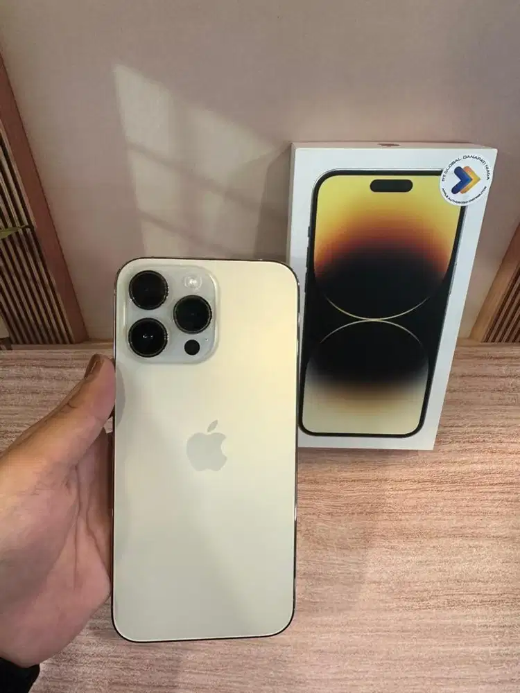 Apple iPhone 14 Pro Max 1TB Gold Ex iBox BH 88% Fullset Ori