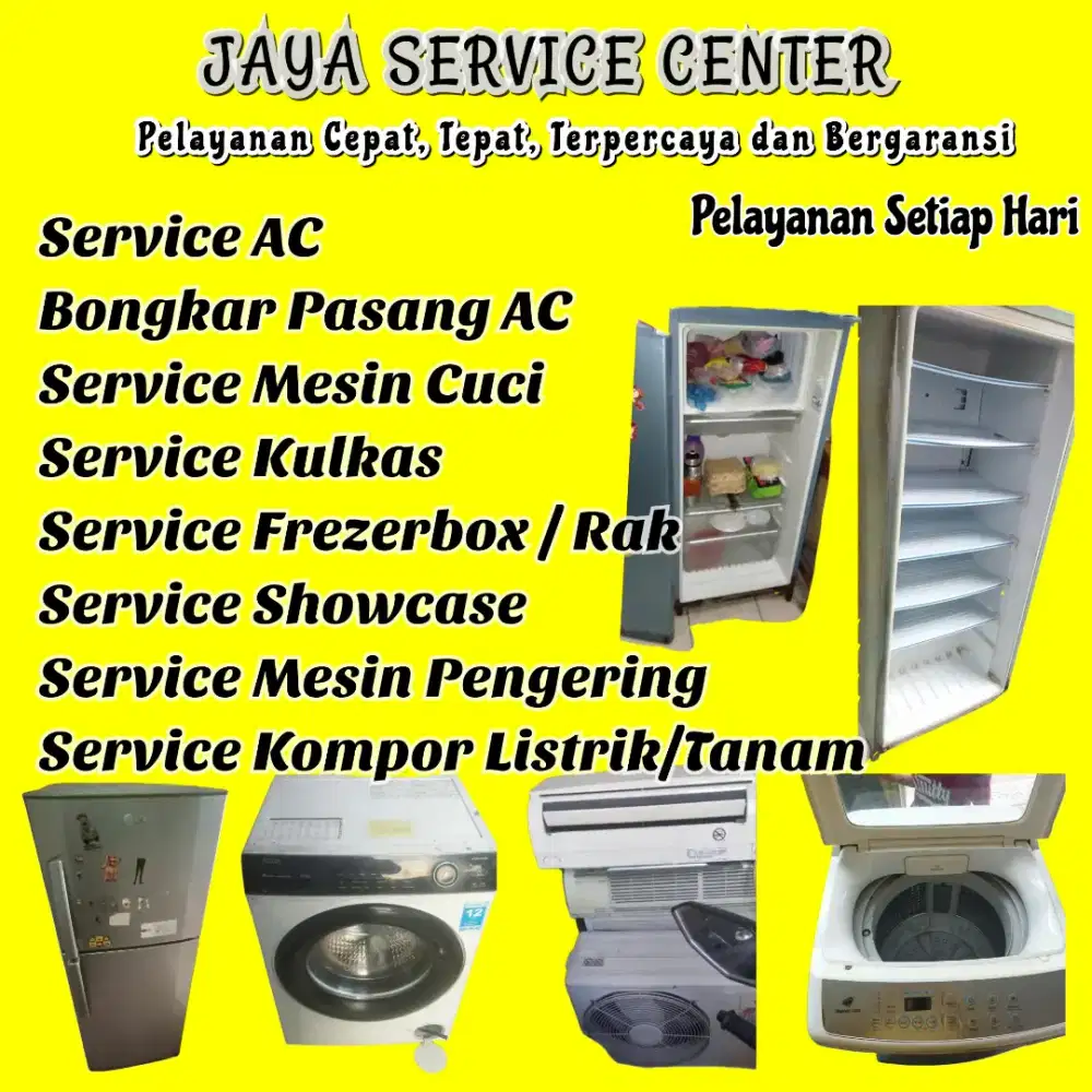 Service Mesin Cuci Kulkas Frezer Servis AC Bongkar Pasang AC Sawahan