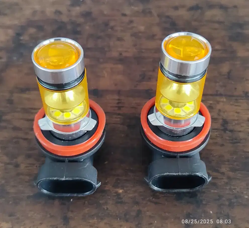Lampu foglamp h11 h16, warna kuning tembus kabut, harga sepasang