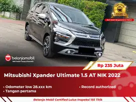 [ GARANSI 5TH ] Mitsubishi Xpander Ultimate 1.5 AT Hitam 2022/2023