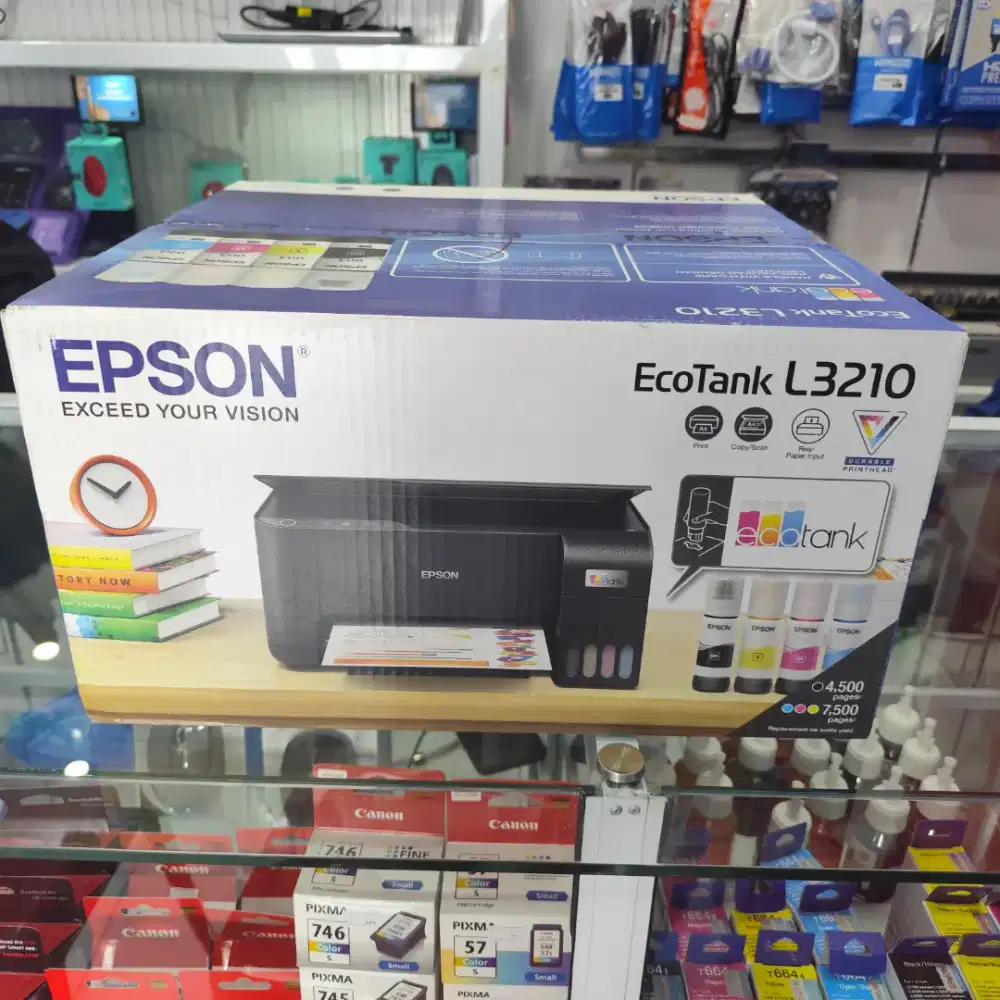 PROMO Printer EPSON L3210 3in1 Print Scan Copy Baru Garansi Resmi
