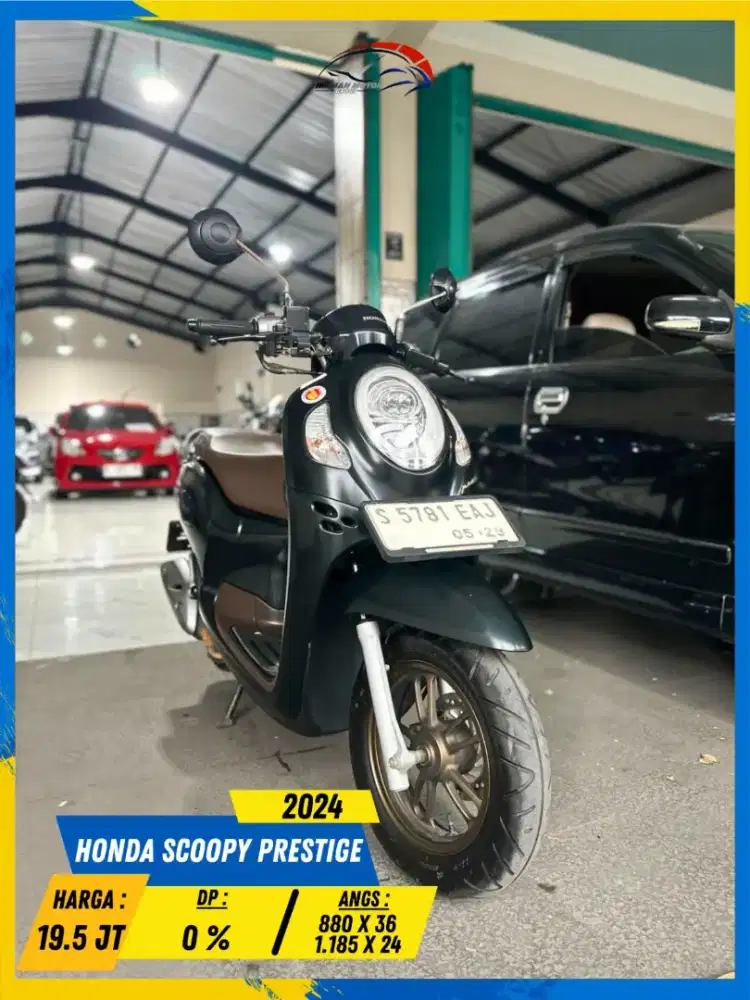HONDA SCOOPY PRESTIGE 2024 PLAT S GASS LURR HIKMAH MOTOR KEPUH MALANG