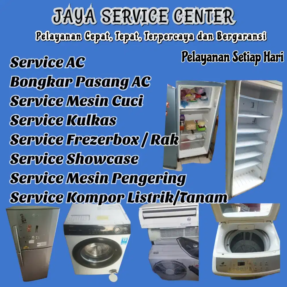 Service Mesin Cuci Kulkas Bongkar Pasang AC Servis AC Frezer Surabaya