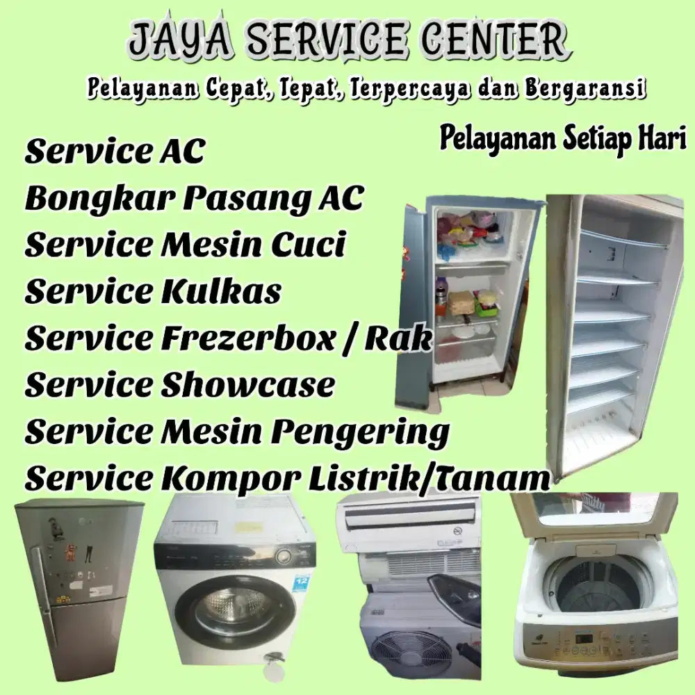 Service Bongkar Pasang AC Servis Kulkas Frezer Mesin Cuci Tambaksari