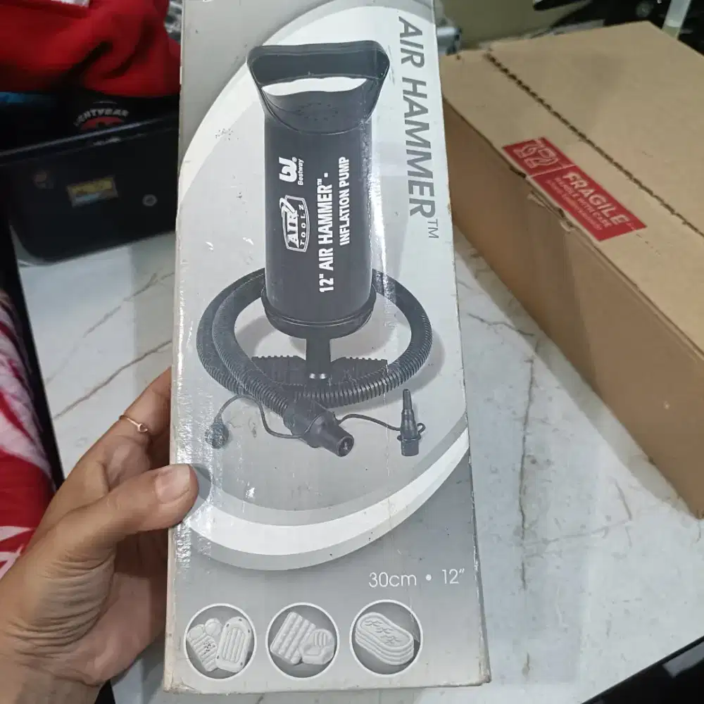 Pompa tangan pompa kasur angin pompa manual Bestway bekas