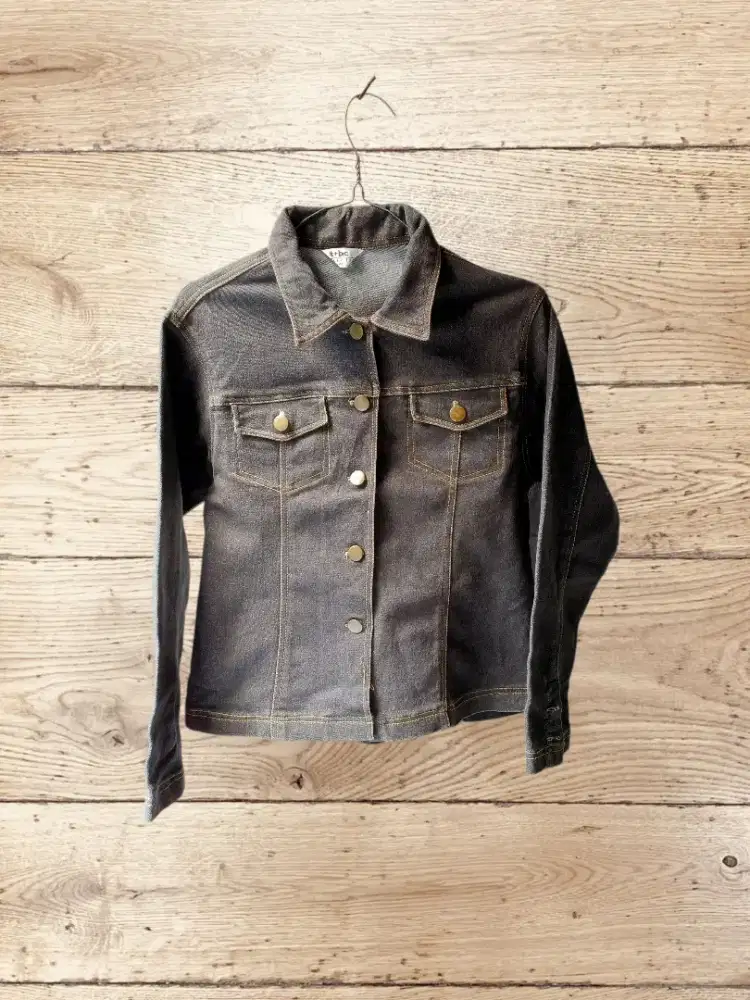 Jaket jeans wanita size mungil