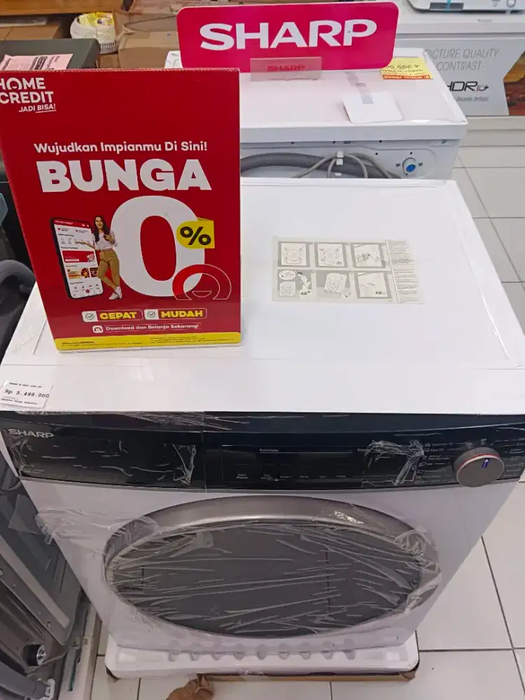 Kredit mesin cuci sharp dengan Home Credit promo tanpa DP