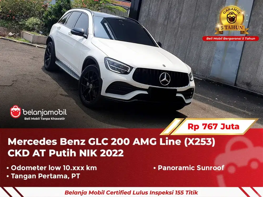 [ GARANSI 5TH ] Mercedes Benz Mercy GLC200 GLC 200 (X253) AT 2022/2023
