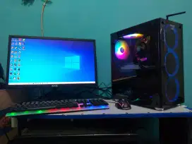 PC GAMING STRIMING 1 SET SIAP PAKAI SPEK BAGUS
