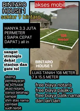 EDISI SPESIAL KAVLING MURAH DALAM CLUSTER