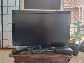 TV LED Sharp 24 Inch, Mulus 98%, All Fungsi Normal, All Part Original