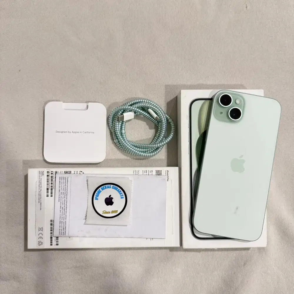 Iphone 15 Plus 128gb Green Ibox Garansi ON