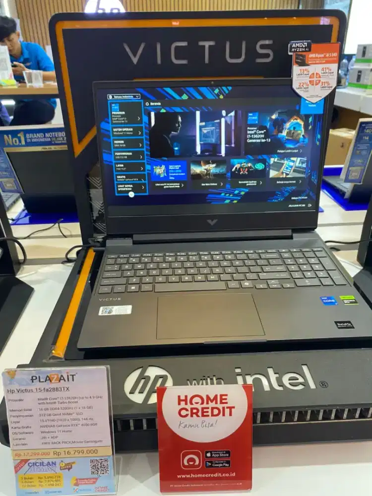 Kredit laptop victus modal ktp