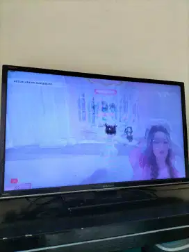 Jual TV Merk Sharp + STB + Anten gantung