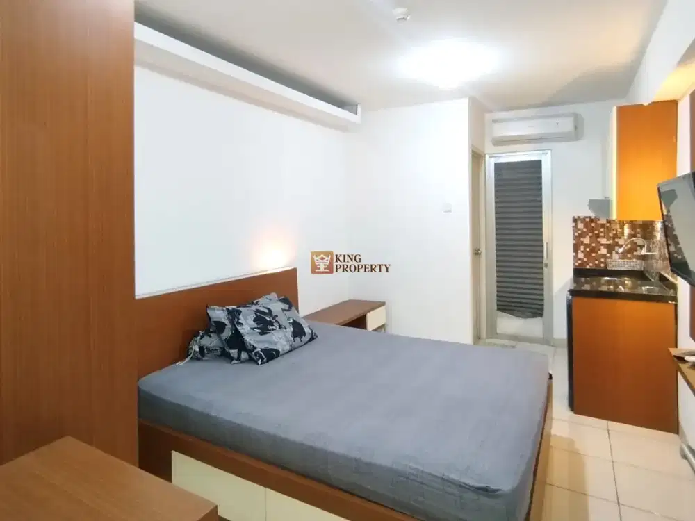 Langsung ke Mall Praktis! Studio 21m² Furnished Green Bay Pluit Greenbay Lantai Rendah