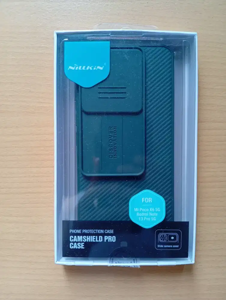 Case Redmi Note 13 Pro 5G - Nilllkin Camshield Pro Green