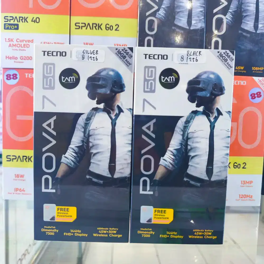 Pova 7 5G 8/256 Promo Diskon Free Wireles charge