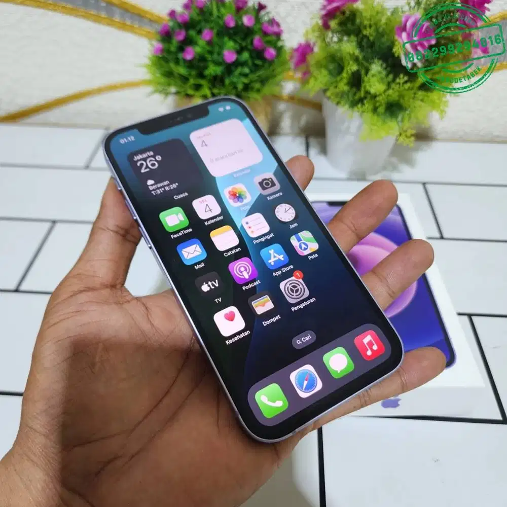iphone 12 pro 128gb ibox lengkap mulus ori