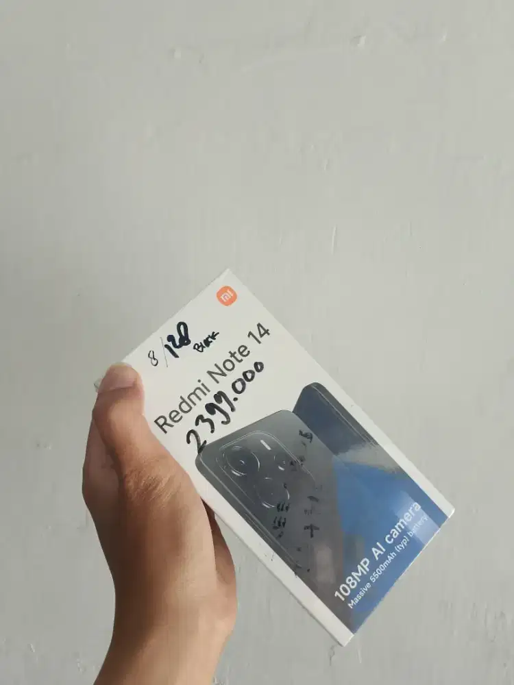 Redmi note 14 ram 8/128 new baru