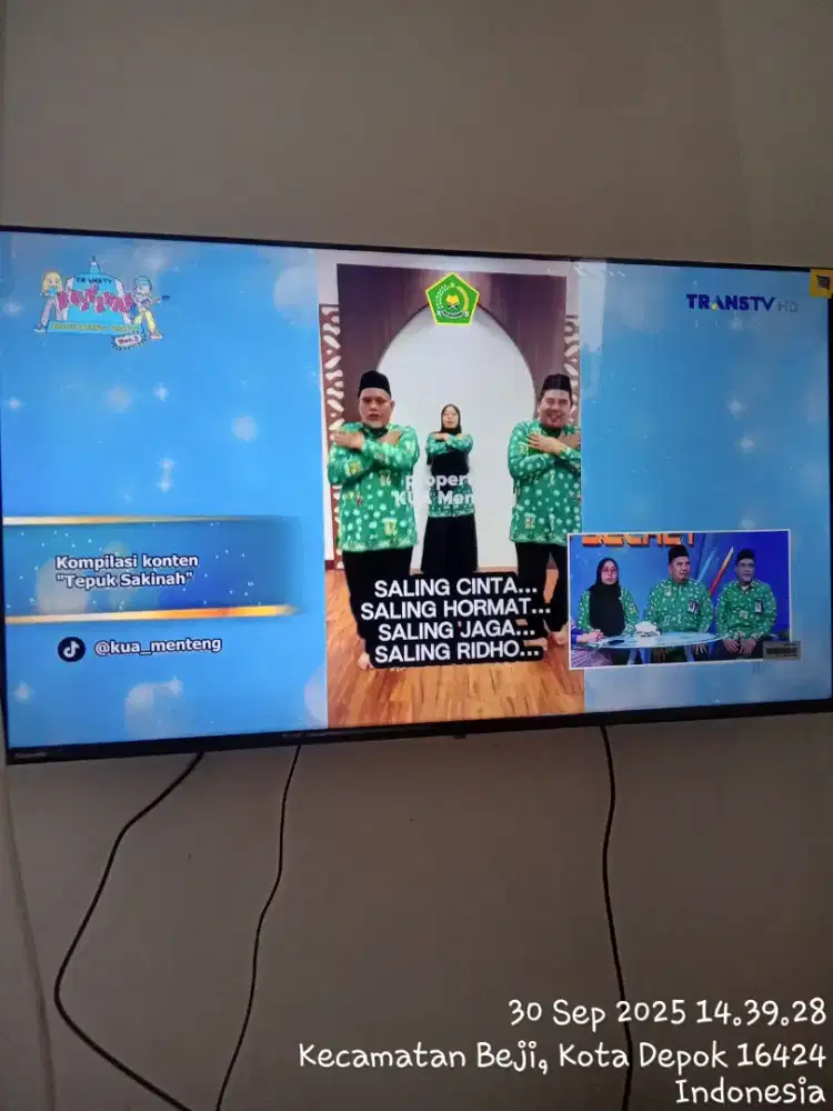 TV HISENSE 40in PEMAKAIAN BARU 2 MINGGU MASIH ADA GARANSI PABRIK