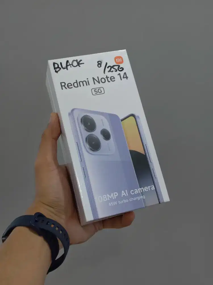 Xiaomi Redmi Note 14 5G 8/256GB (new) *BISA COD/DIANTAR
