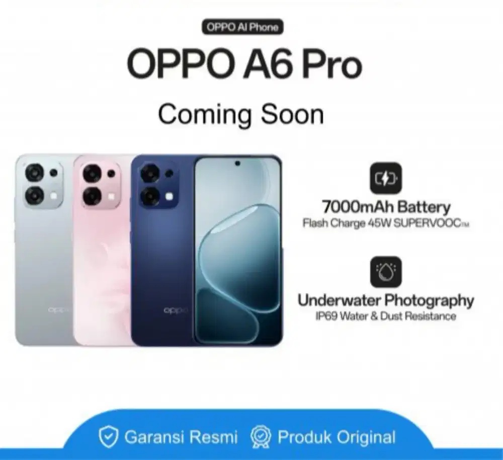 Pre-order Oppo A6 Pro dapatkan hadiah up to 3.6Jt*
