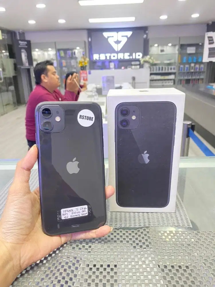 iphone 11 128gb fullset , garansi internasional bea cukai