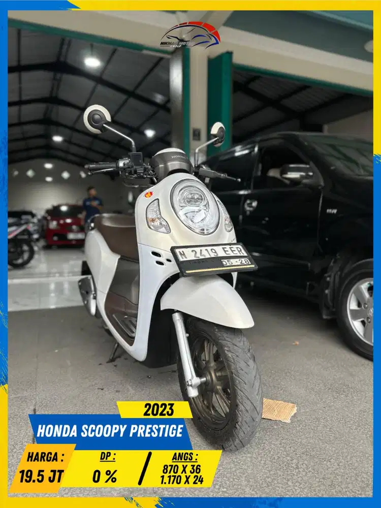 HONDA SCOOPY PRESTIGE 2023 LIKE NEW MASZEHH HIKMAH MOTOR KEPUH