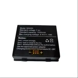 baterai printer mobile thermal bluetooth 58mm 1500mah black
