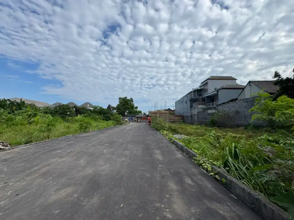 Dijual tanah 1 are di jalan sekar sari dekat ke sanur dan padang galak