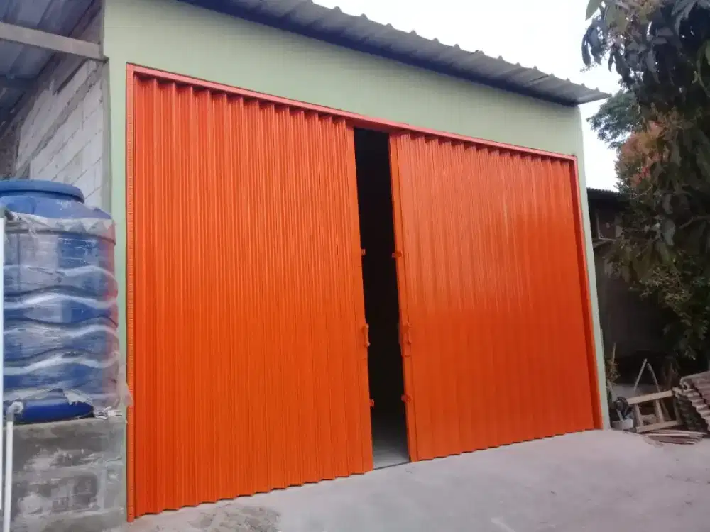 Rolling door folding gate 00