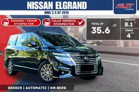 NISSAN ELGRAND HWS 2016 2.5 AT SUNROOF KM.85RB SERVICE RECORD #F4ST