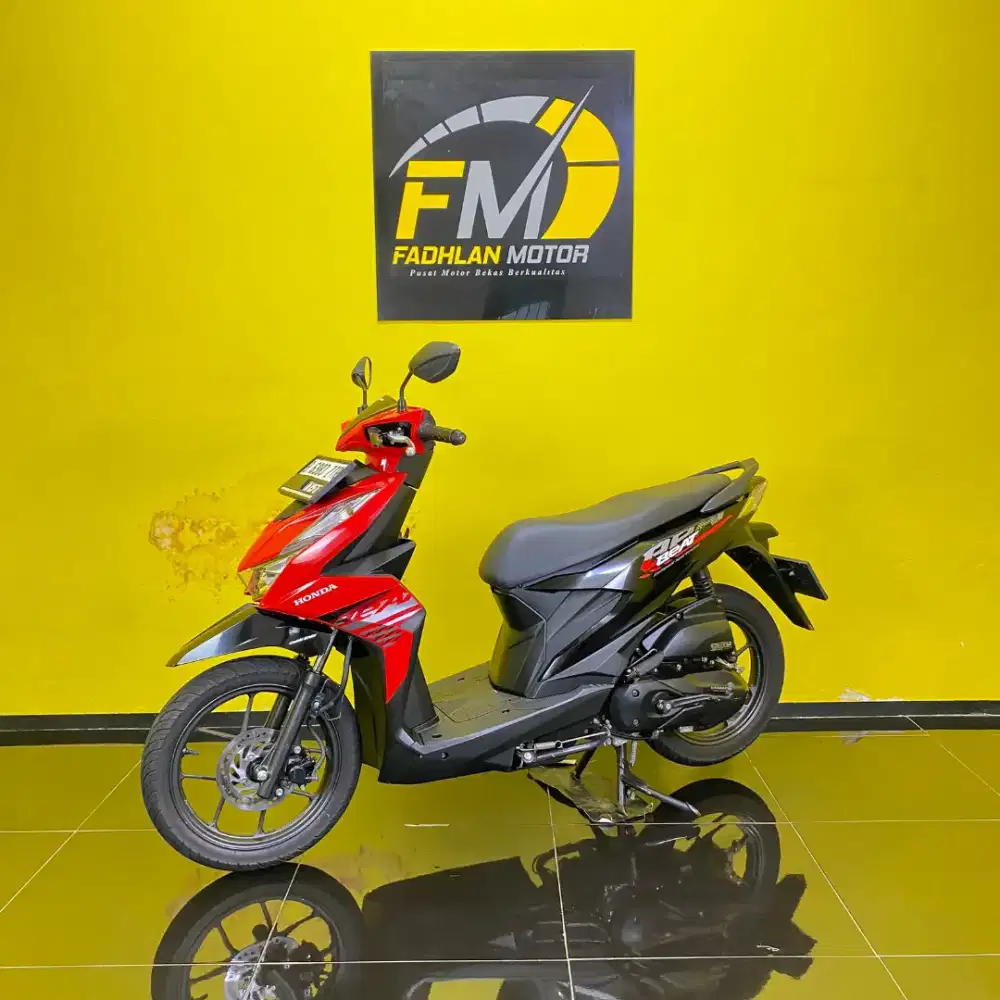 Honda Beat Tahun 2022 merah pajak hidup panjang plat Depok