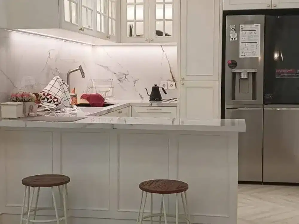 Rumah Golf Island furnished bagus mewah layout lapang