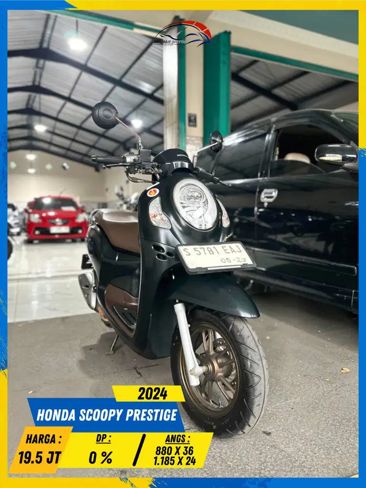 HONDA SCOOPY PRESTIGE 2024 LIKE NEW MASZEHH HIKMAH MOTOR KEPUH