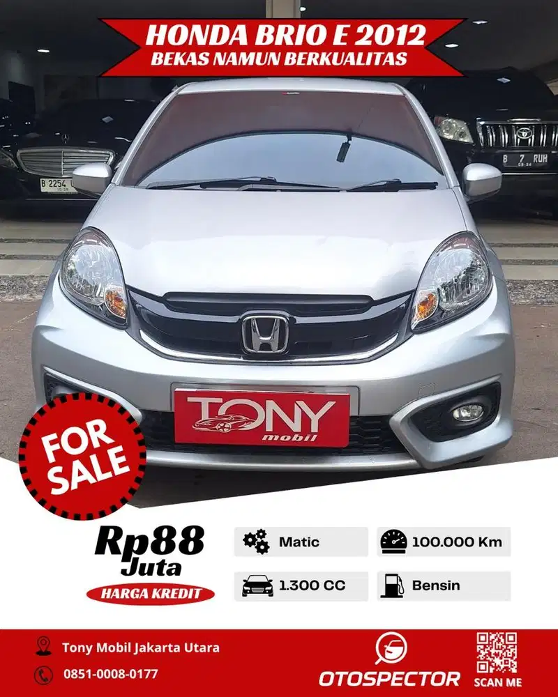 Honda Brio 1.3 E AT CBU 2012 Silver