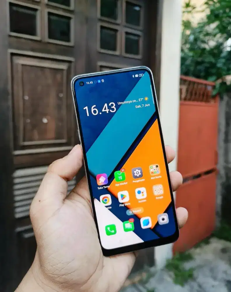 oppo reno 7 8/256 super amoled resmi siap pakai