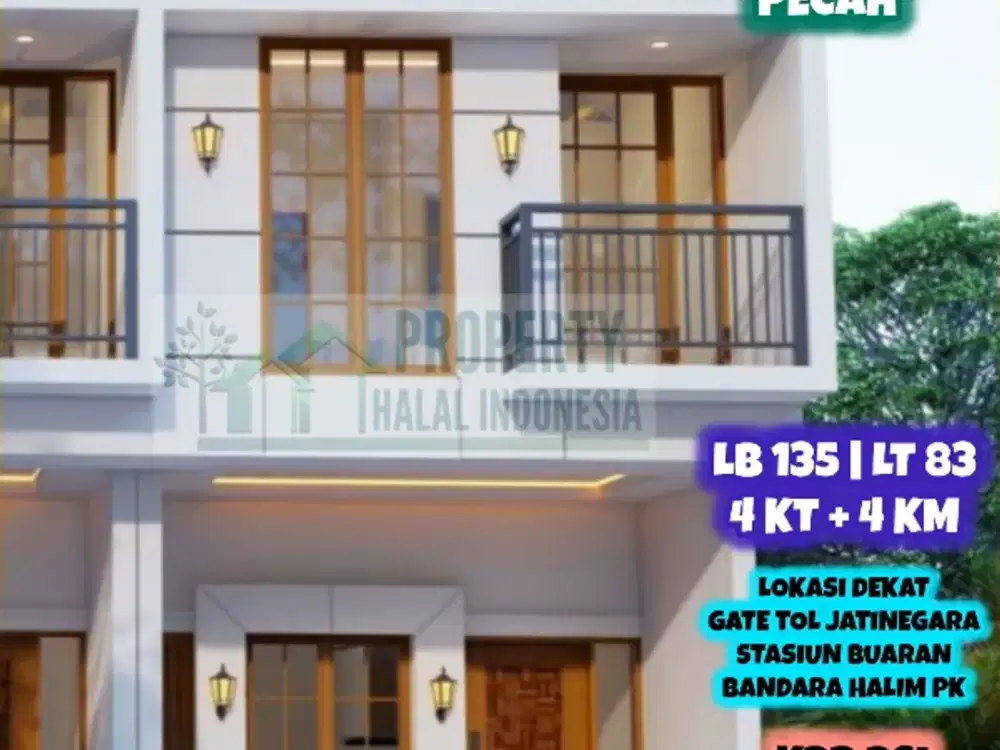 Rumah Klasik Siap Huni Klender Duren Sawit Jakarta Timur SHM IMB Pecah