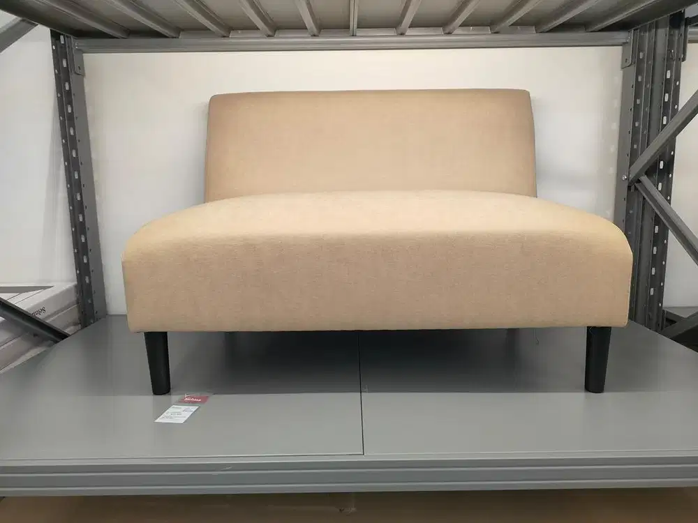 SOFA 2 SEATER FABRIC - SELMA - CARMELIO - Brown - Grey