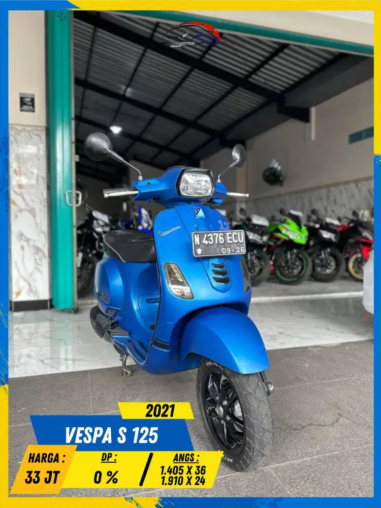 VESPA S 125 2021 LIKE NEW MASZEHH HIKMAH MOTOR KEPUH