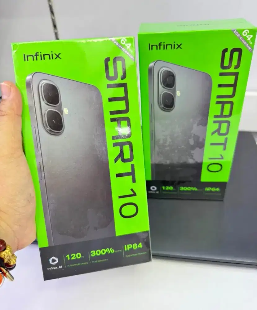 Infinix Smart 10 Ram 4/128gb Garansi Resmi Bisa cicilan cash kredit