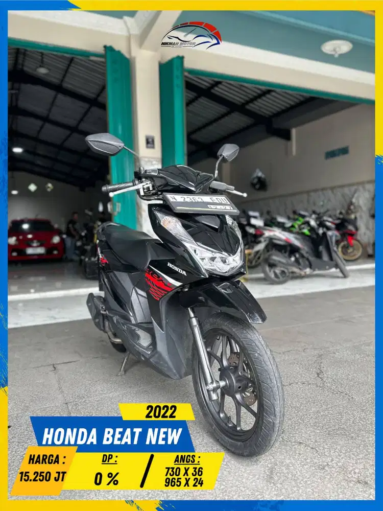 HONDA BEAT NEW 2022 MONGGO GAS POLL MASZEHH HIKMAH MOTOR KEPUH