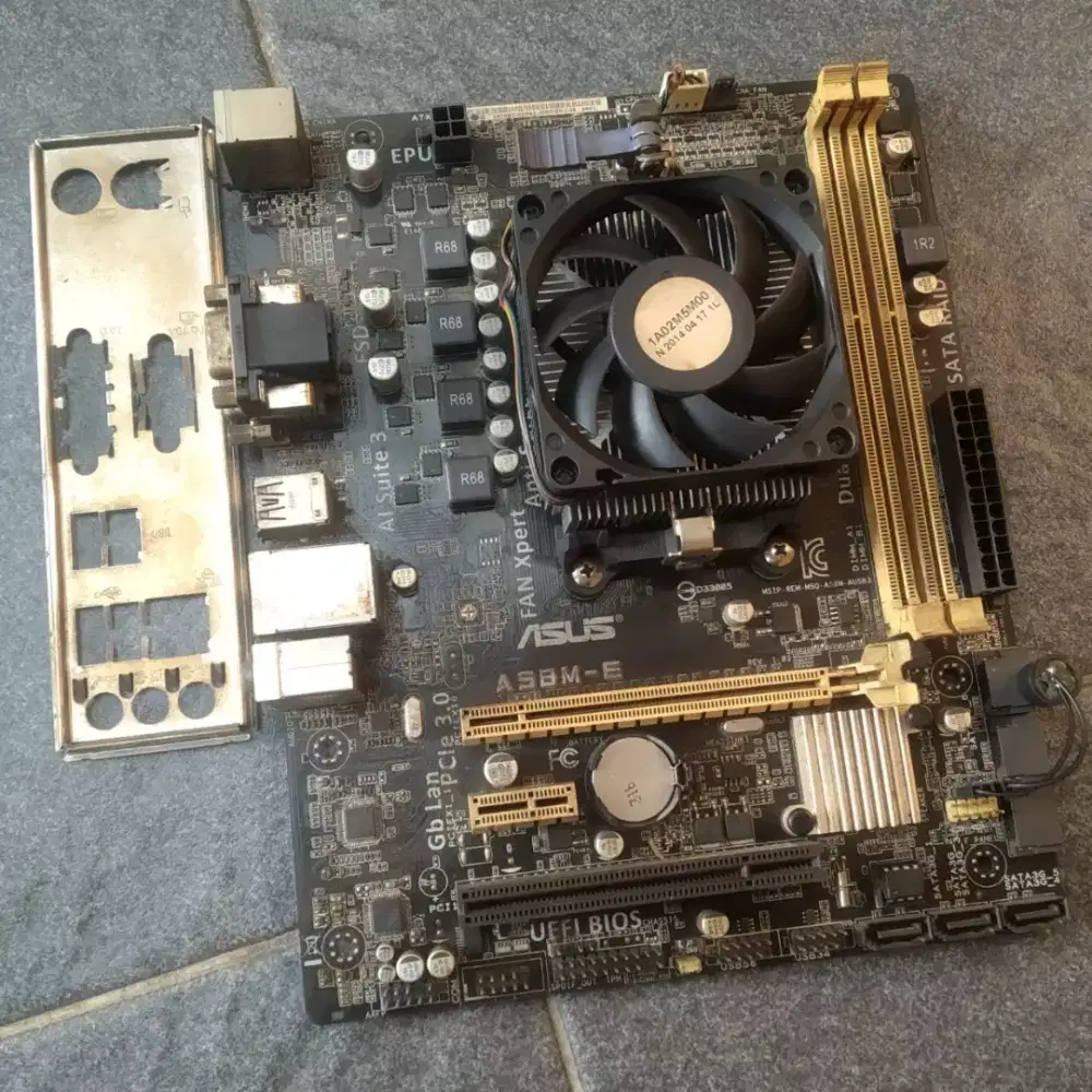 ASUS A58M-E + AMD A6-7400K + Ram 8GB