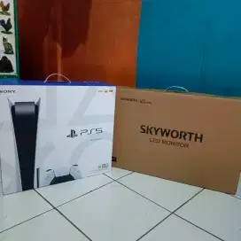 ps 5 fat digital & monitor skyworth 24 inch 2k 180hz