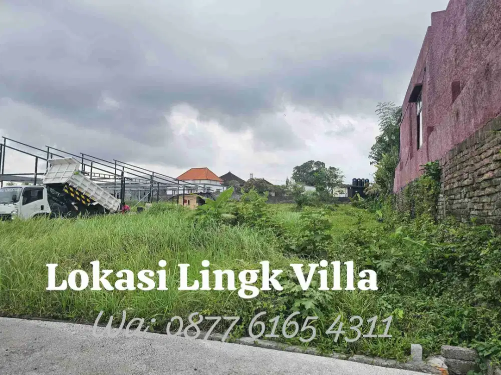 Tanah 105m2 di Dalung dekat kantor desa