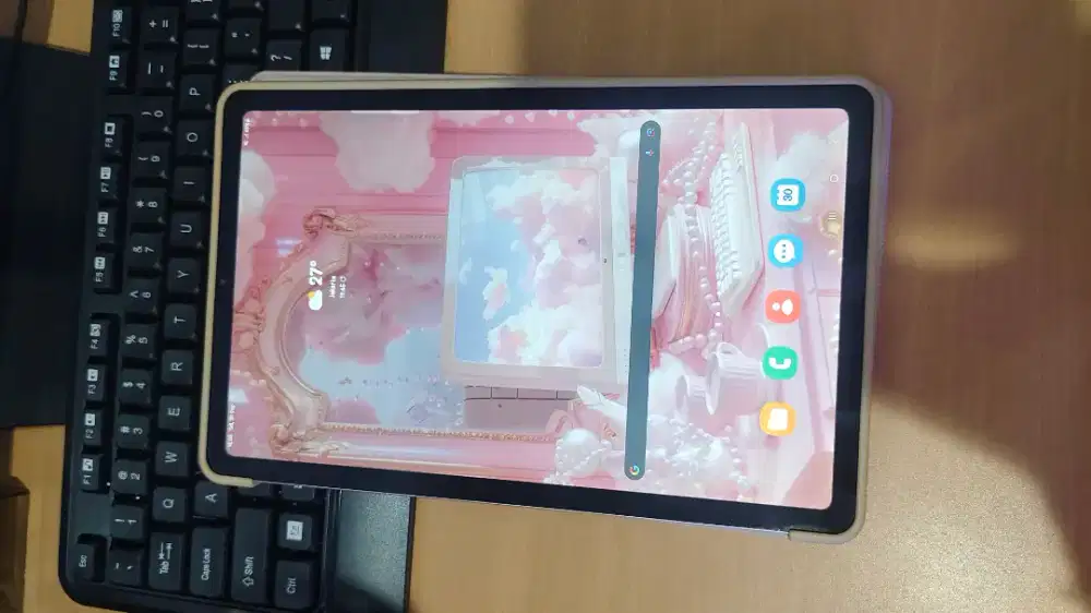 Jual BU Samsung Galaxy Tab S6 Lite 4GB/128GB (Sim Card) Pink, Mulus