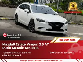 [ GARANSI 5TH ] Mazda 6 Mazda6 Estate Wagon 2.5 AT Putih 2018/2019