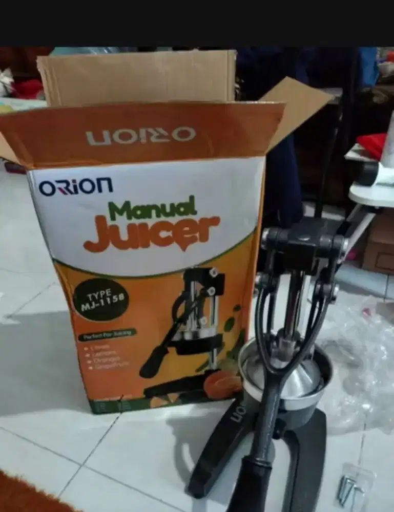 Juicer manual Orion MJ 1158